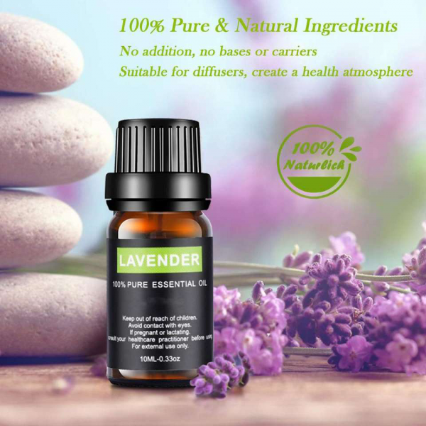 10ml 100% Pure Lemon Lavender Tea Tree Essential Oil